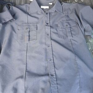 Classic Charcoal Button-Down Shirt